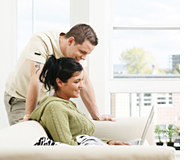 Young Couple Searching on the Web